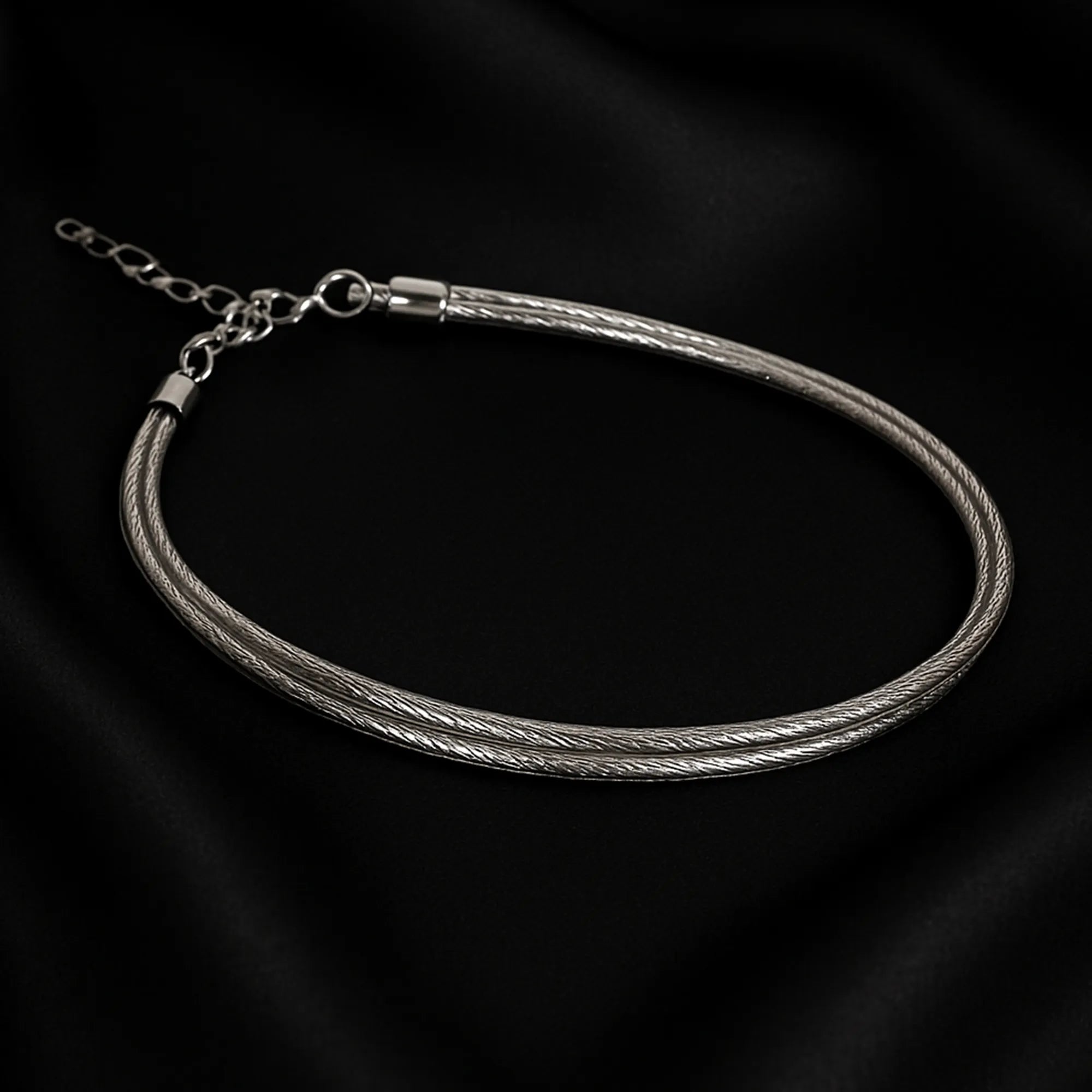 Women’s Silver Braided Bracelet | Elegant Adjustable Jewelry