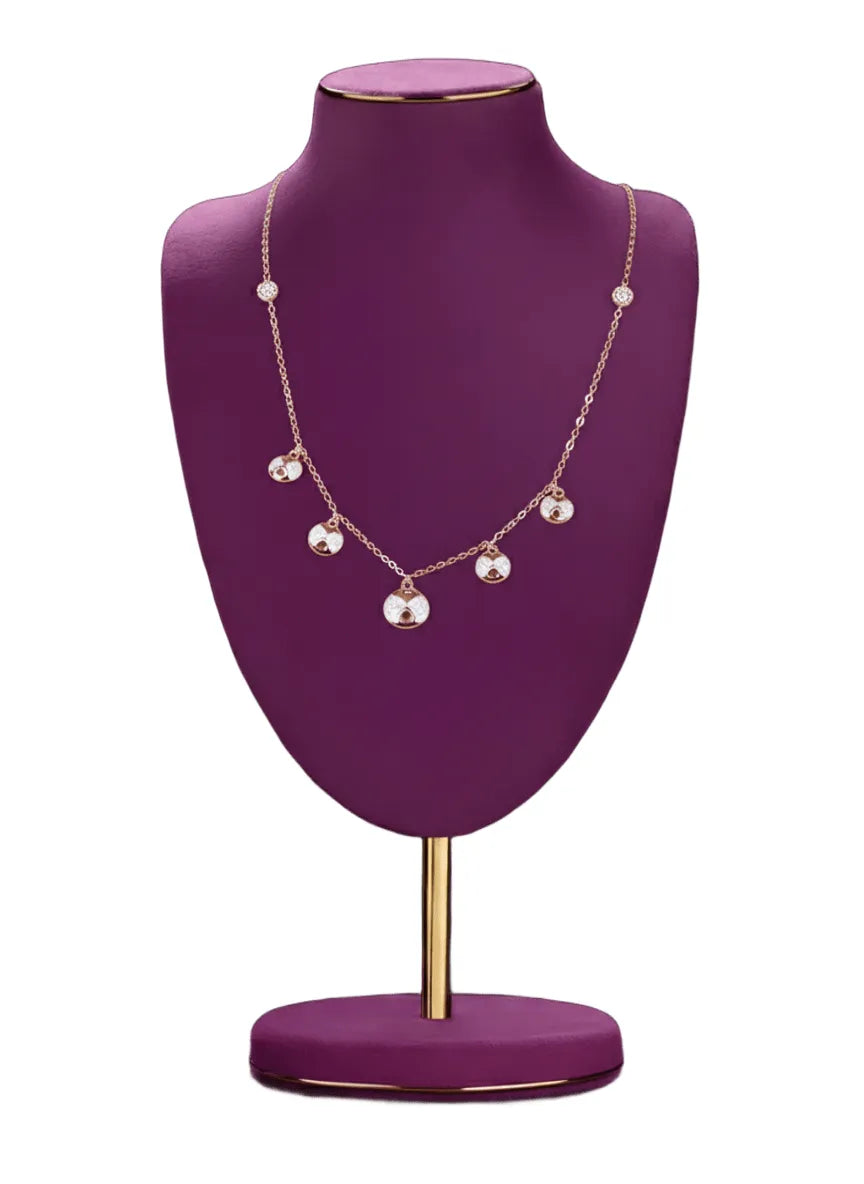 Sterling Silver Coin Charm Necklace