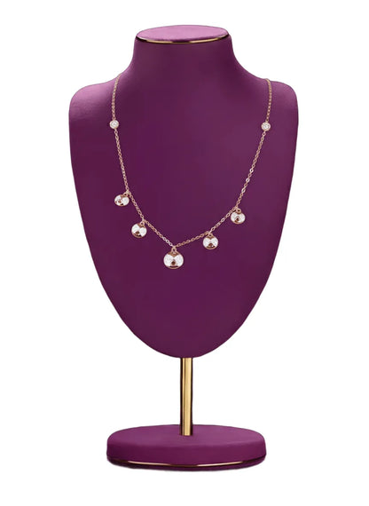 Sterling Silver Coin Charm Necklace