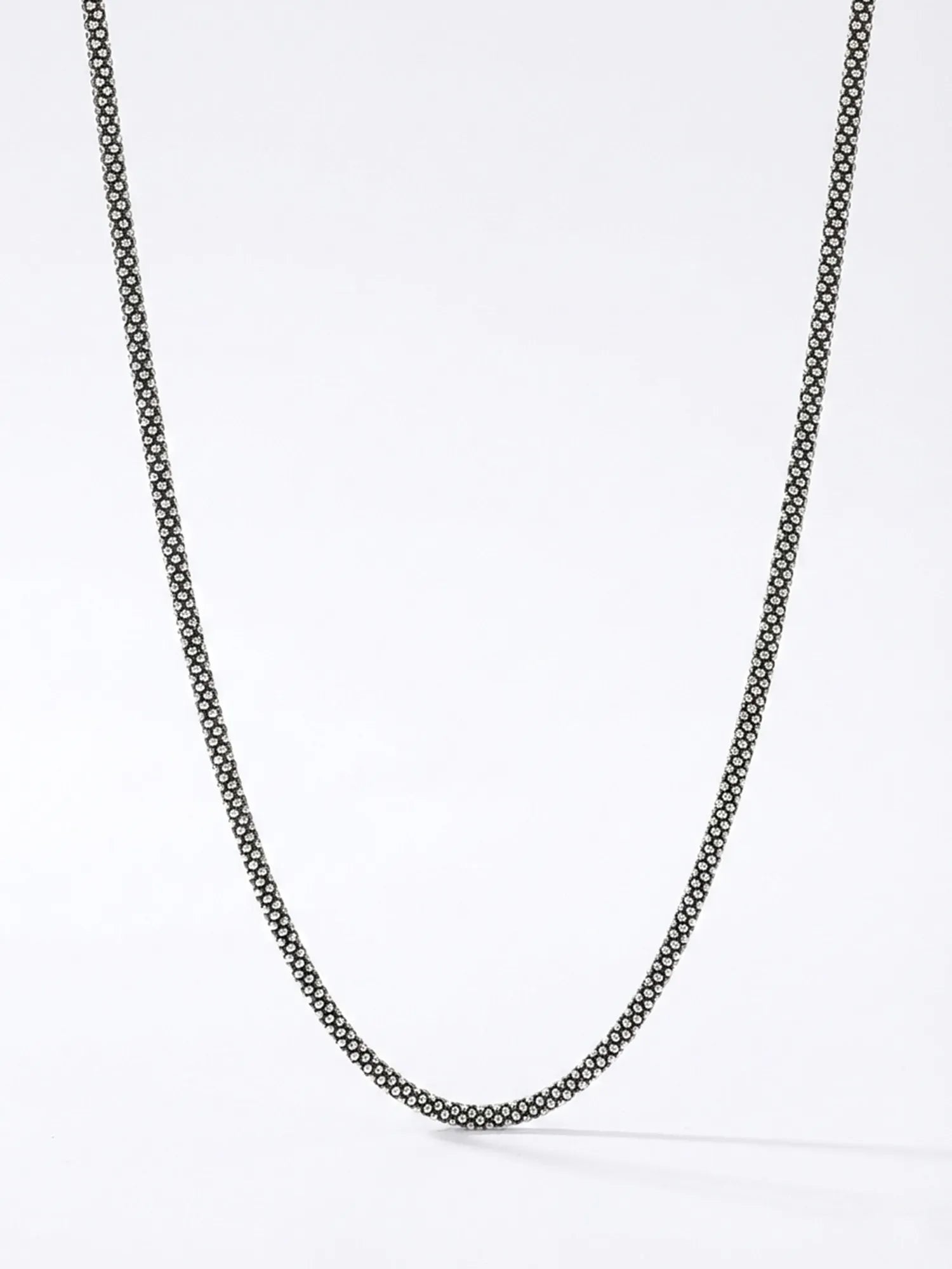Sylvexia 925 Sterling Silver Box Chain for Men