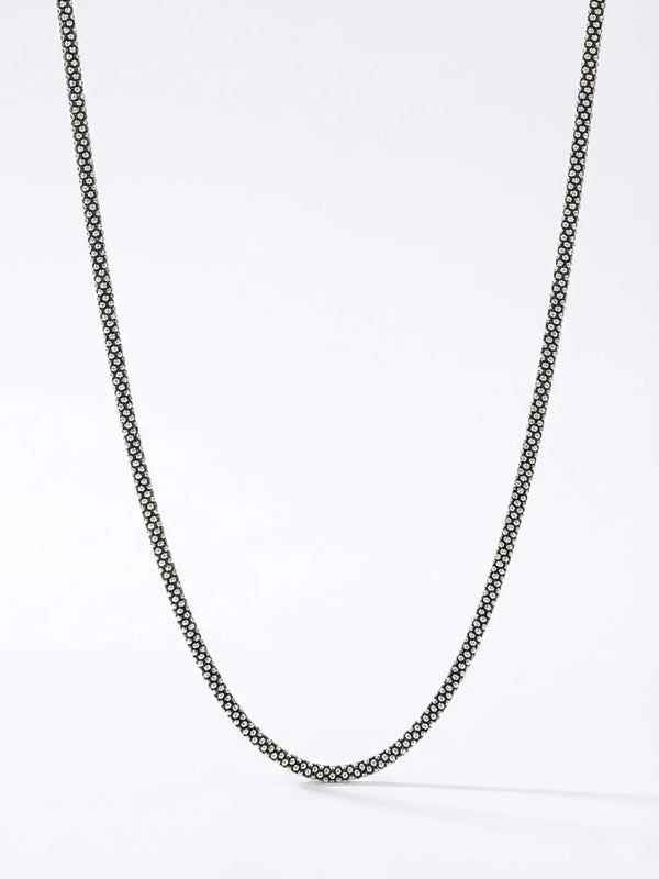 Sylvexia 925 Sterling Silver Box Chain for Men