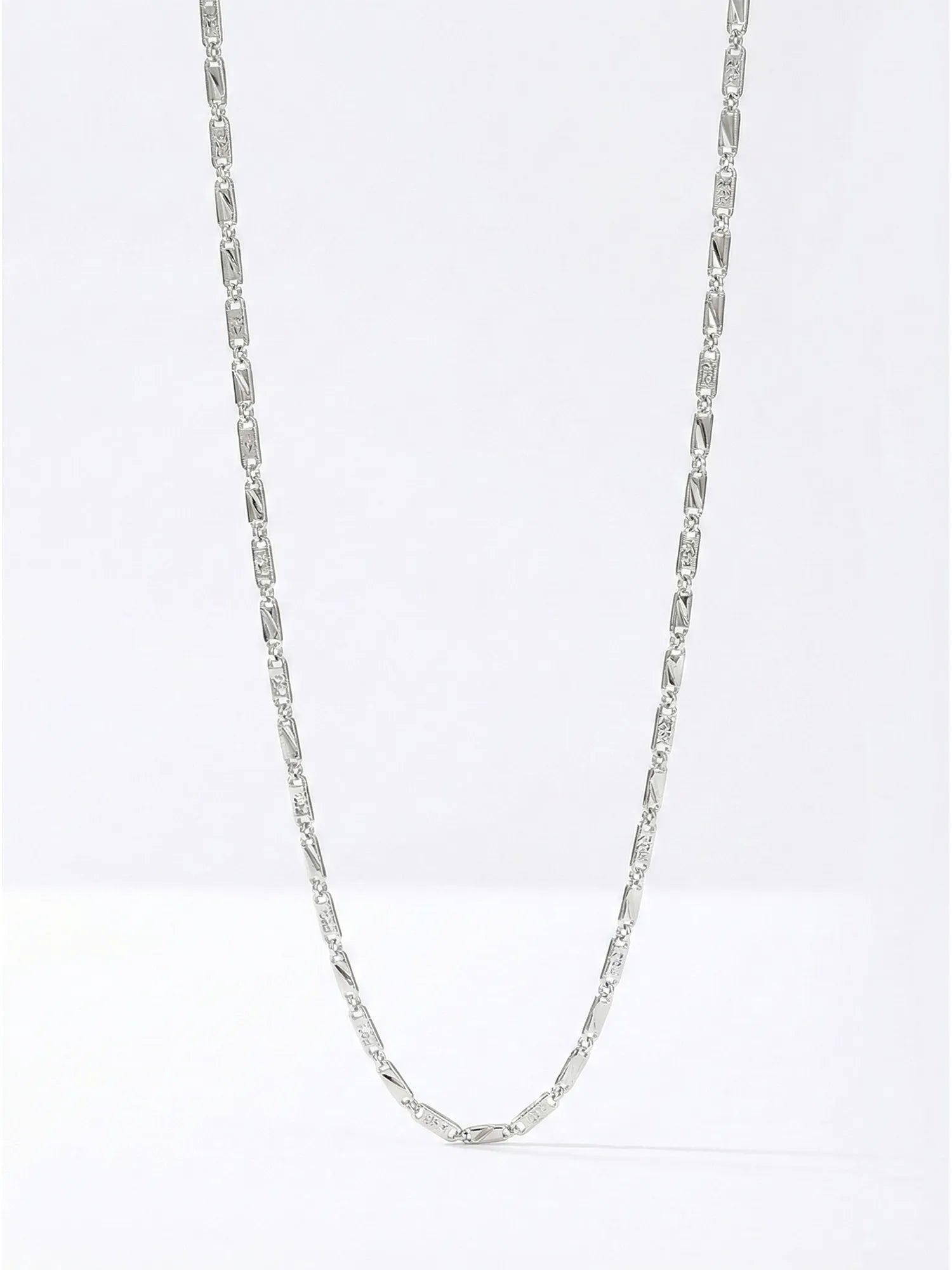 Sylvexia 925 Sterling Silver Designer Link Chain for Men