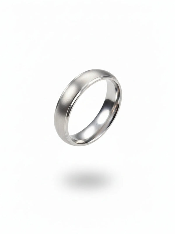 Sylvexia 925 Sterling Silver Plain Band Ring for Men | Minimal Classic Mudari Ring