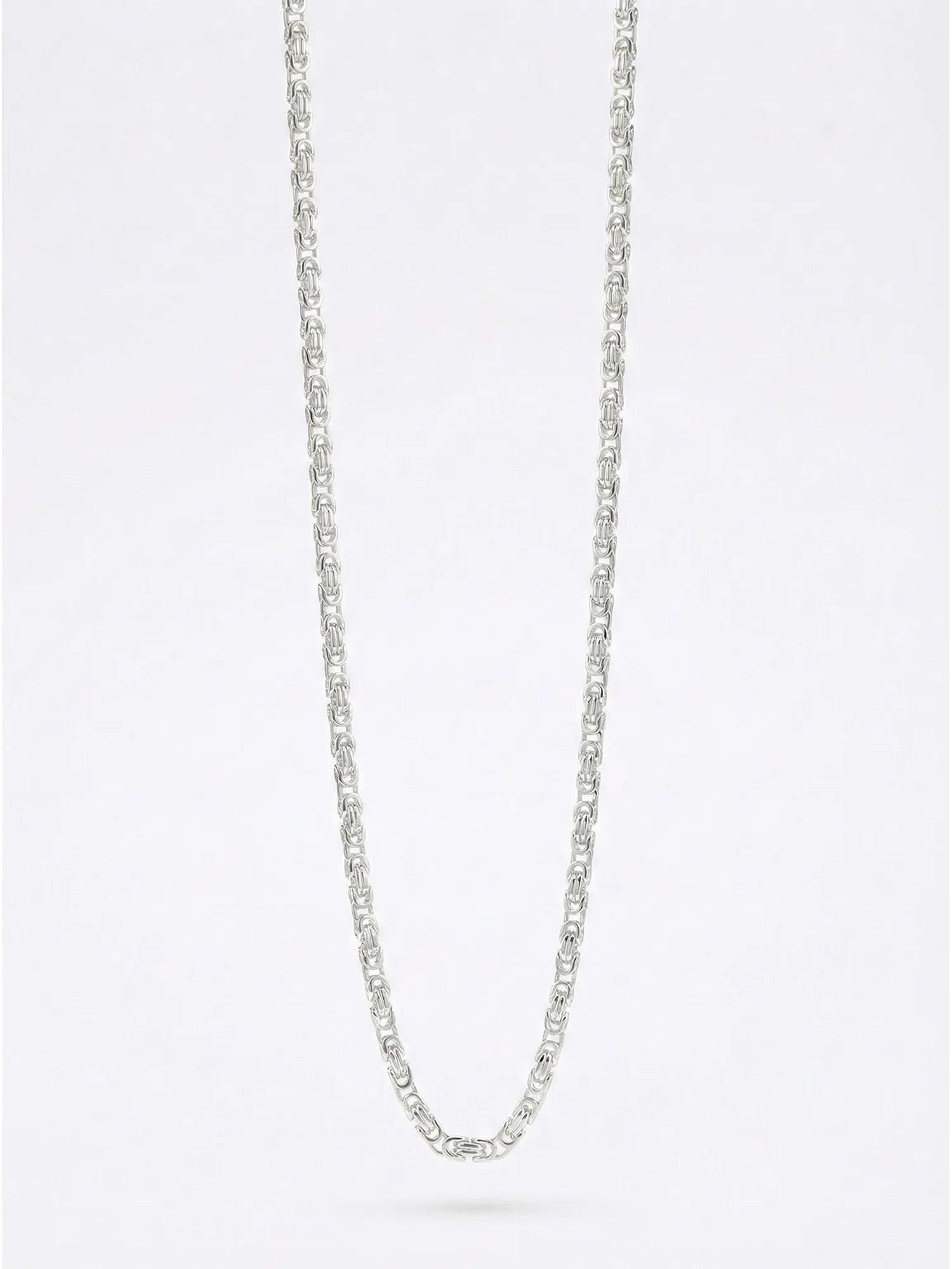 Sylvexia 925 Sterling Silver Designer Link Chain for Men