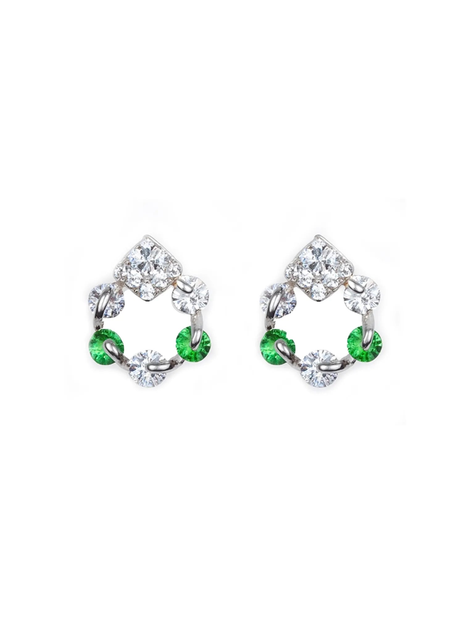 Sylvexia Regal Spark Drop Earrings