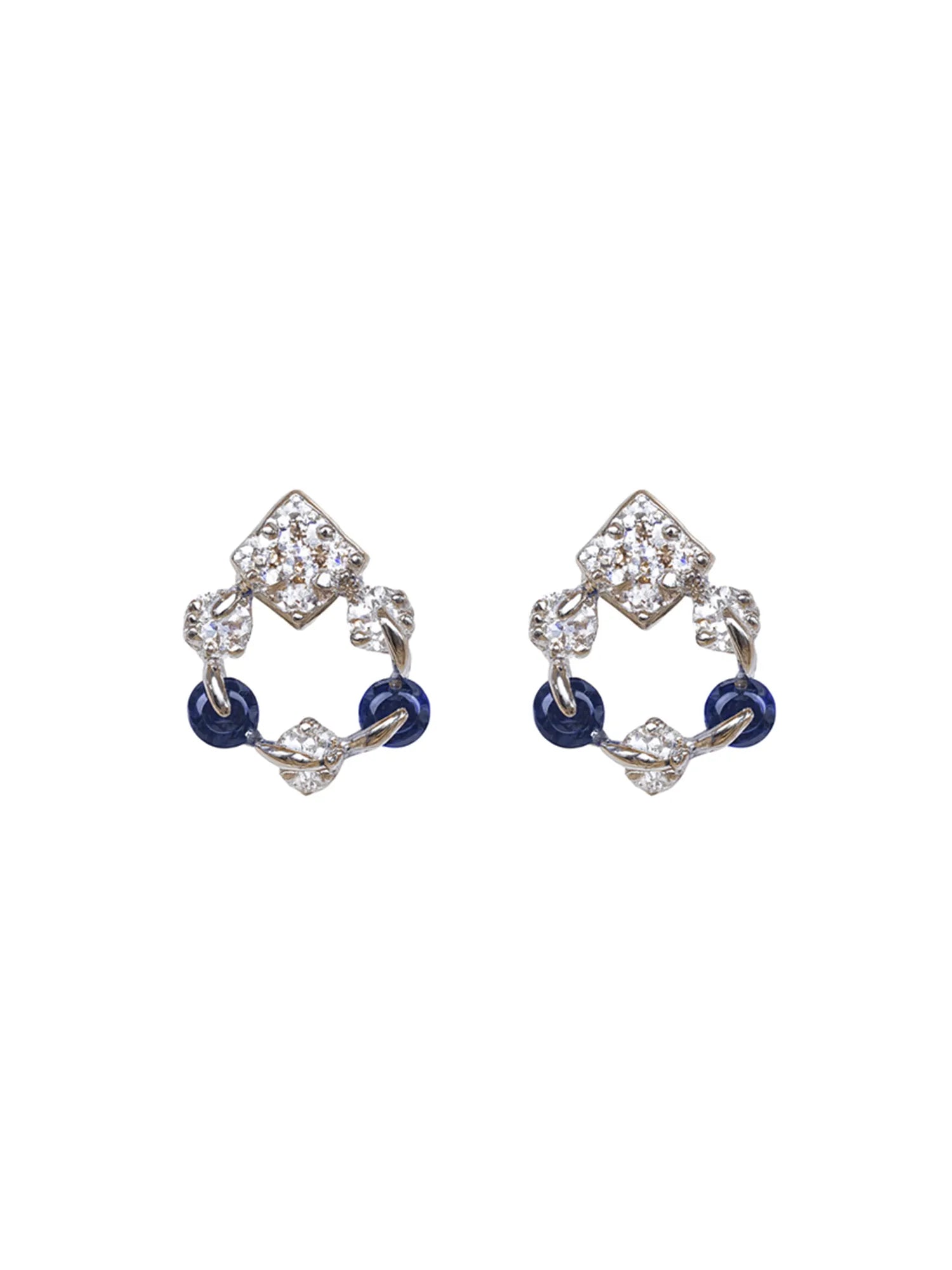 Sylvexia Regal Spark Drop Earrings