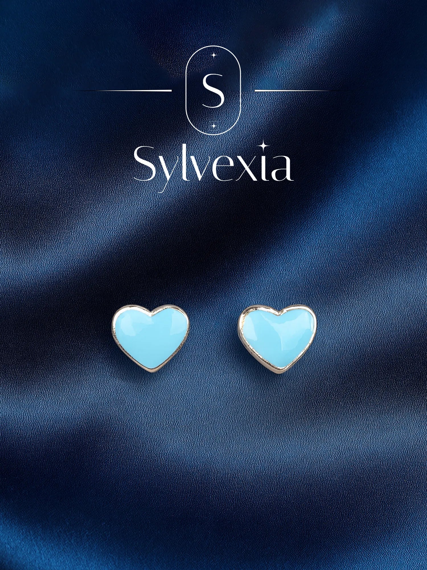 Sylvexia Silver-Plated Brass Handmade Earrings