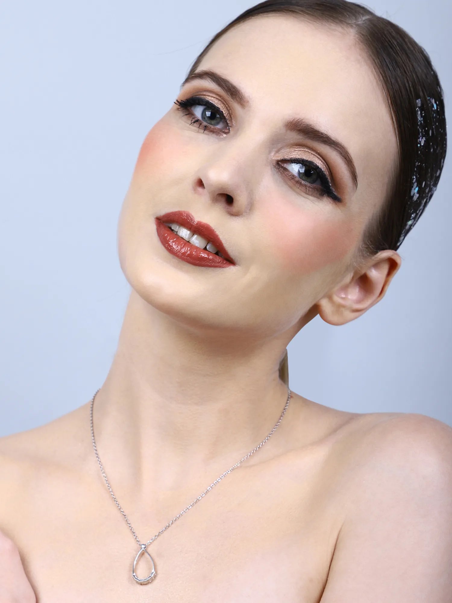 Sterling Silver Teardrop Pendant Necklace