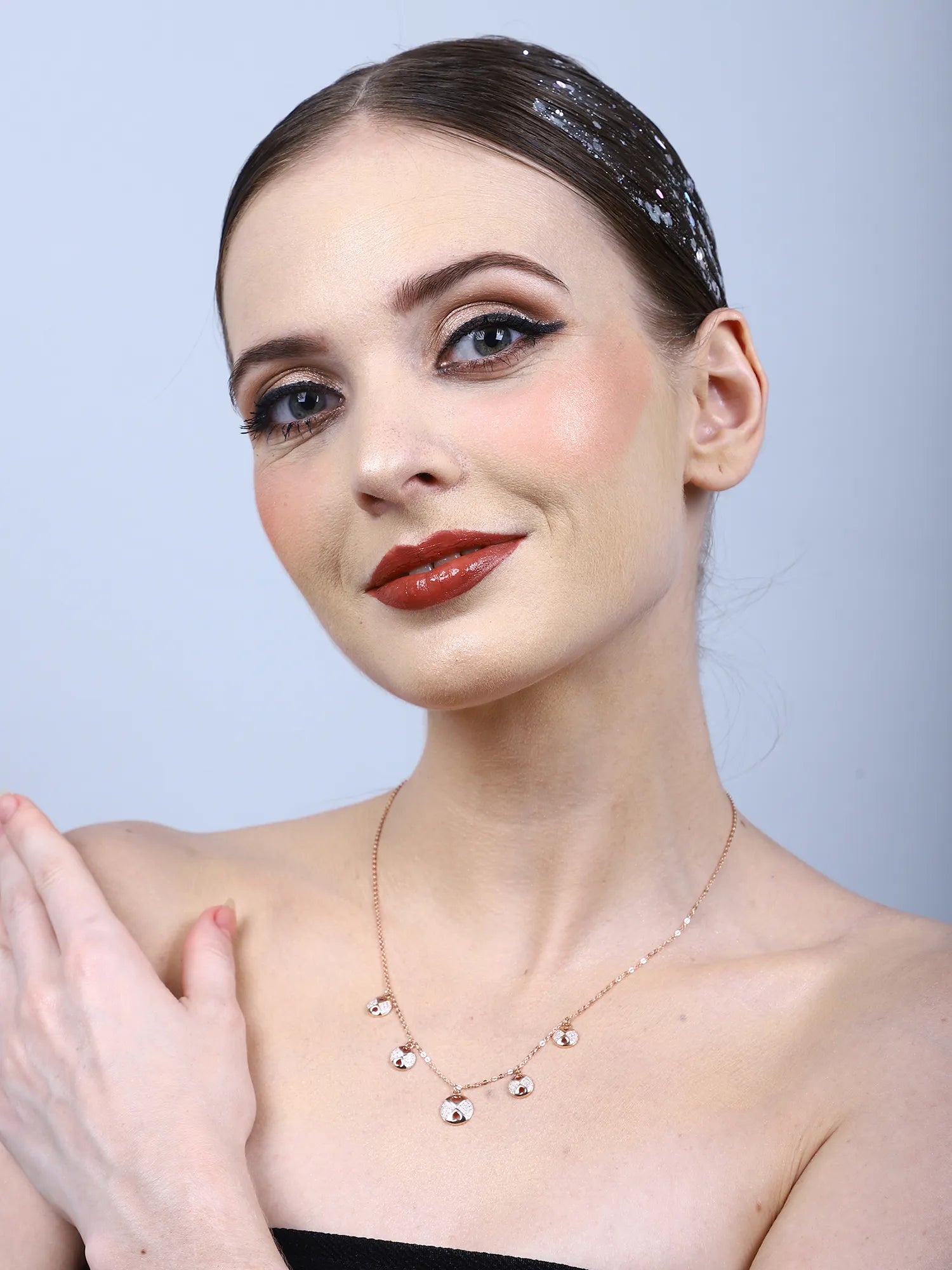 Sterling Silver Coin Charm Necklace
