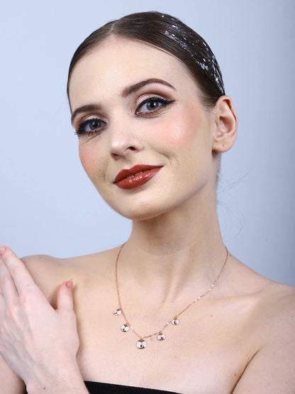 Sterling Silver Coin Charm Necklace