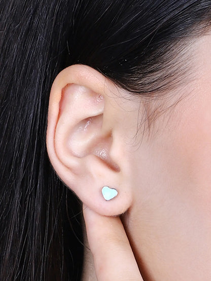 Sylvexia Silver-Plated Brass Handmade Earrings