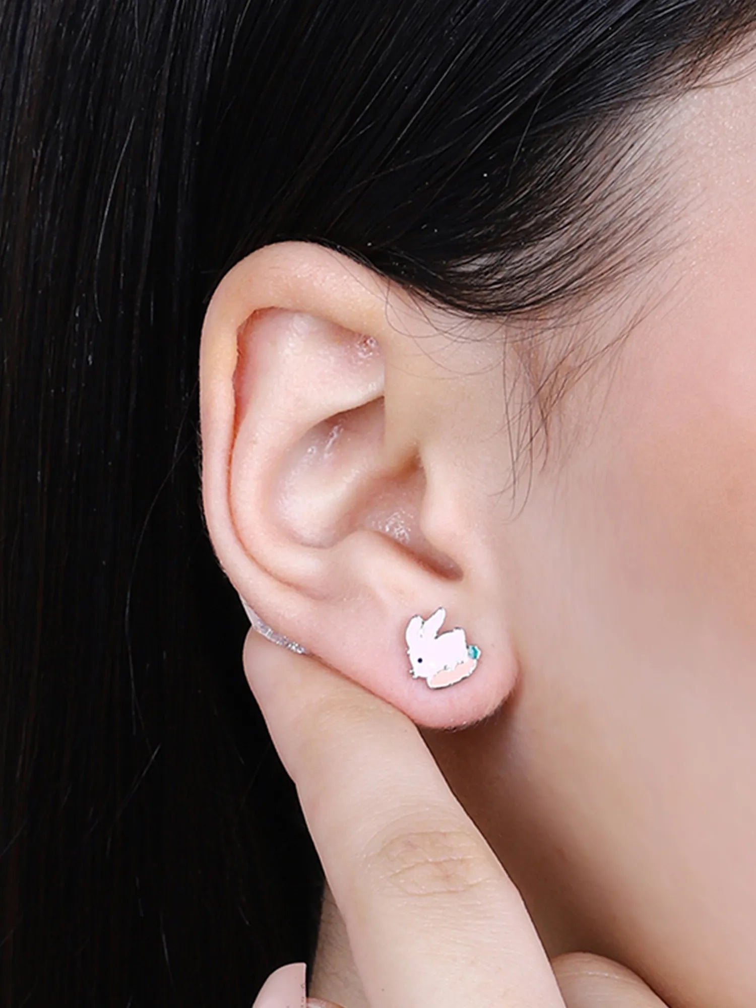 Bunny Charm Studs