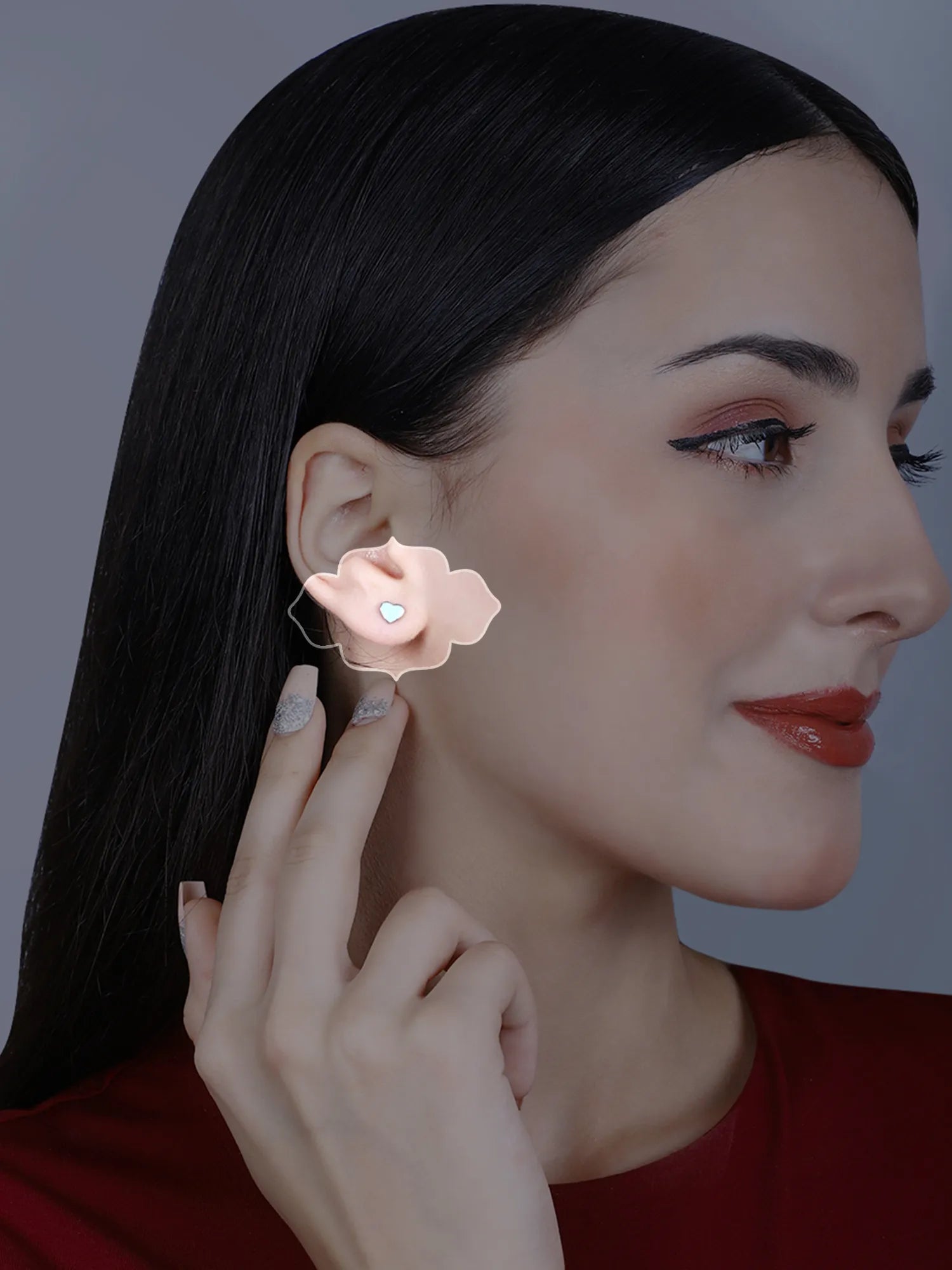 Sylvexia Silver-Plated Brass Handmade Earrings