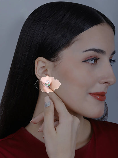 Sylvexia Regal Spark Drop Earrings