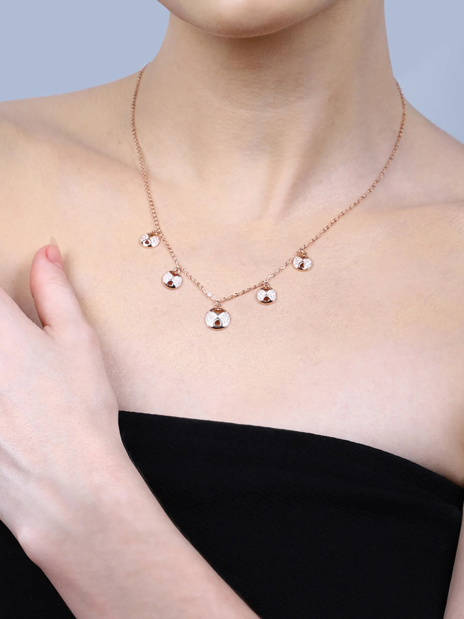 Sterling Silver Coin Charm Necklace