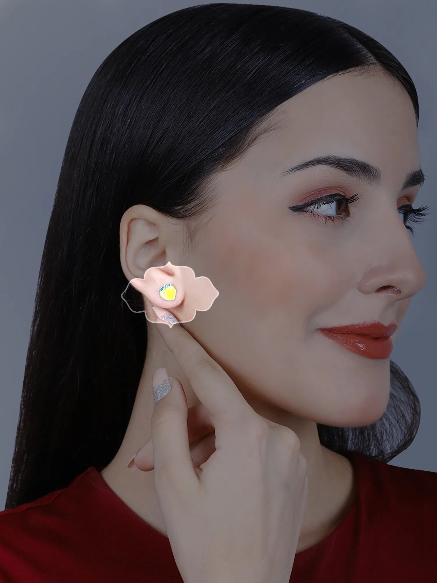 Sylvexia Summer Zing Mango Earrings