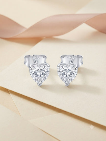 SYLVEXIA Square Cut CZ Stud Earrings for Women