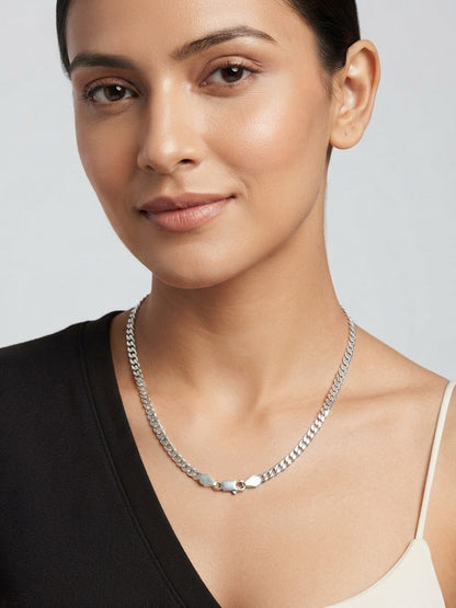 SYLVEXIA 925 Sterling Silver Neck Chain for Women