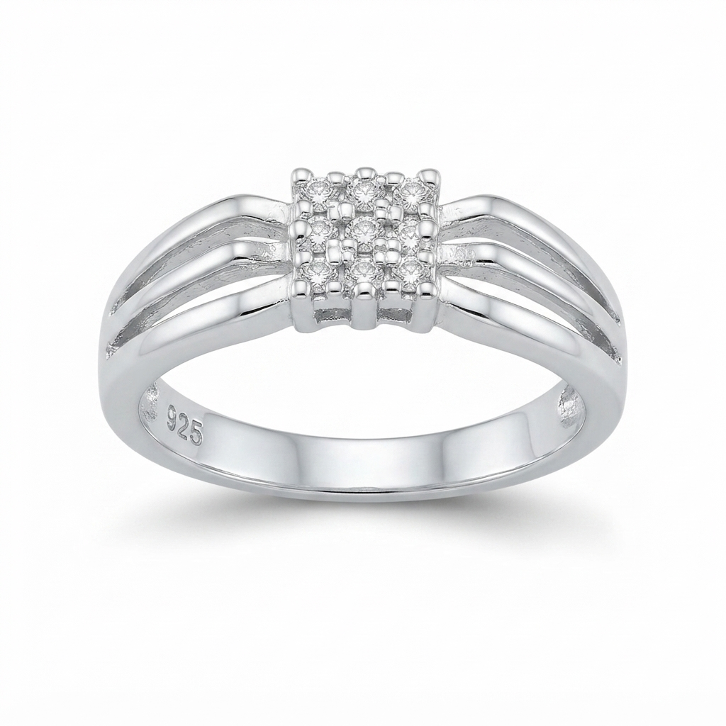 SYLVEXIA 925 Sterling Silver Ring for Women | CZ Stone