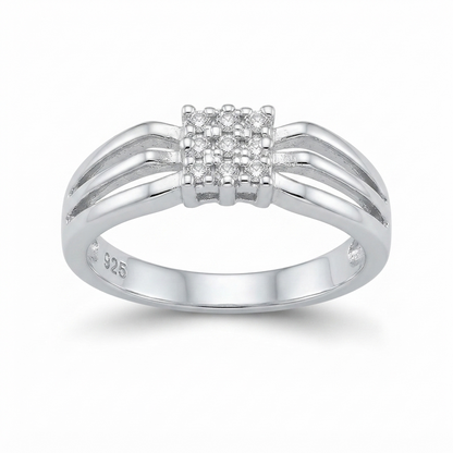 SYLVEXIA 925 Sterling Silver Ring for Women | CZ Stone