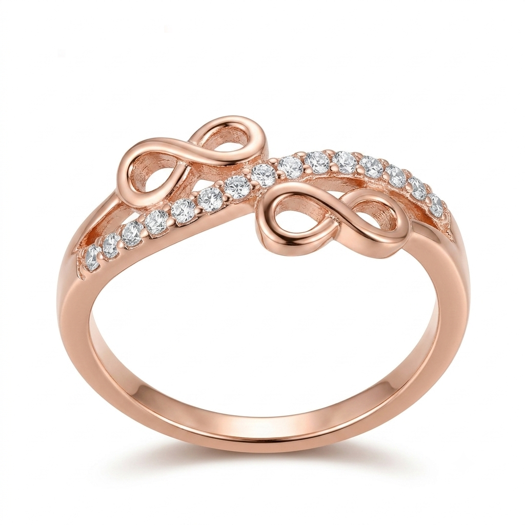 925 Sterling Silver Triple Stone CZ Ring for Women