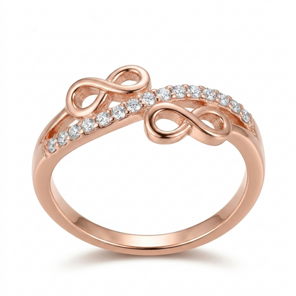 925 Sterling Silver Triple Stone CZ Ring for Women