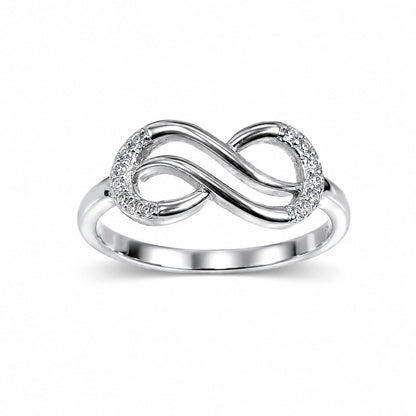 925 Sterling Silver Infinity Ring for Women