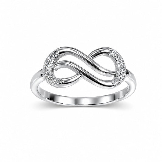 925 Sterling Silver Infinity Ring for Women