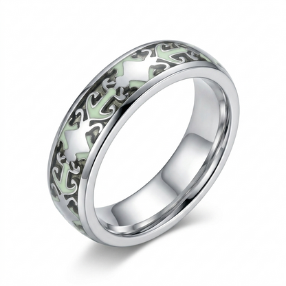 Sylvexia 925 Sterling Silver Celtic Knot Ring for Men Designer Band