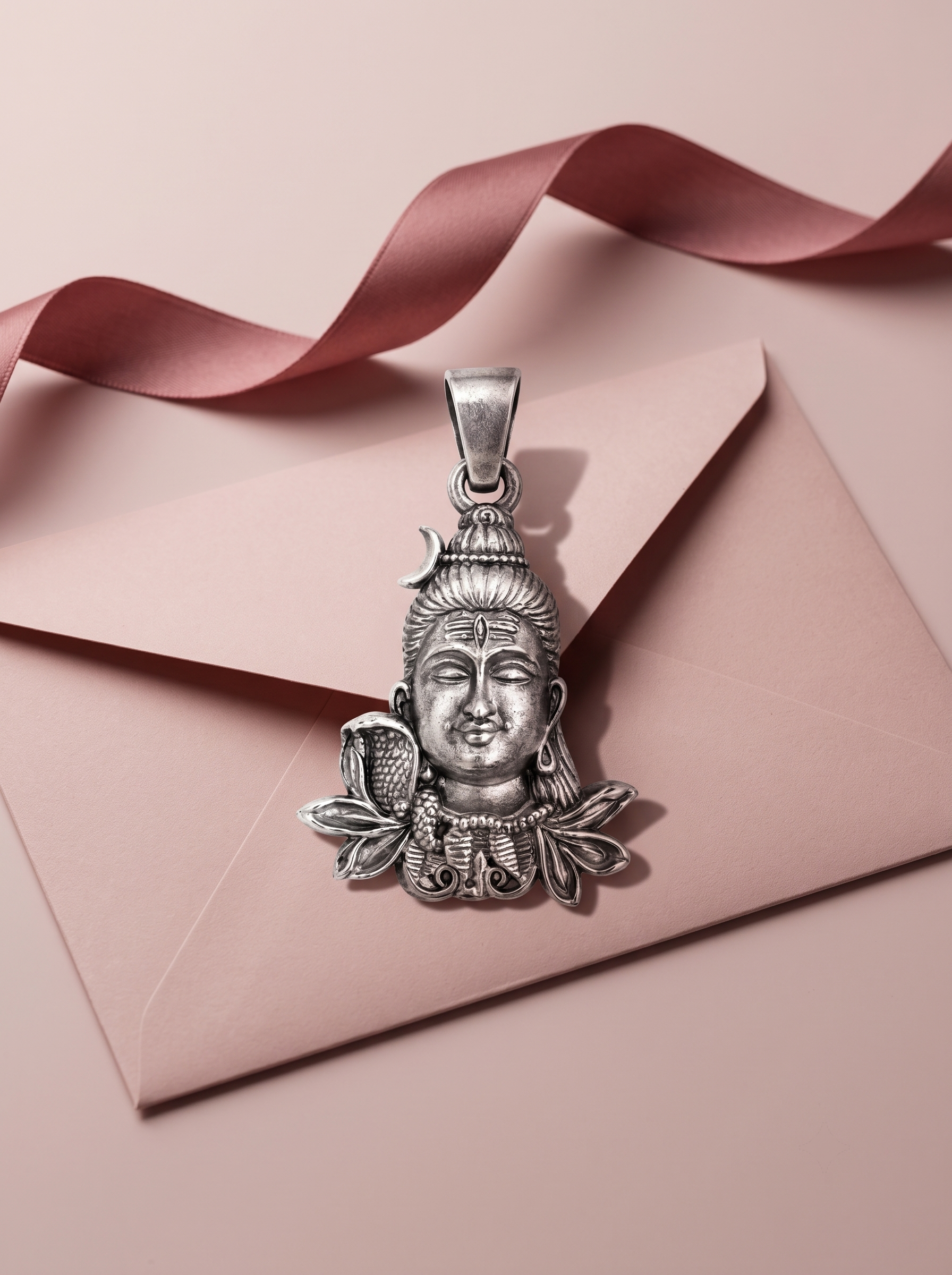 SYLVEXIA 925 Sterling Silver Lord Shiva Pendant