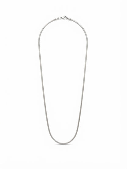 SYLVEXIA 925 Sterling Silver Snake Chain Necklace with Lobster Clasp