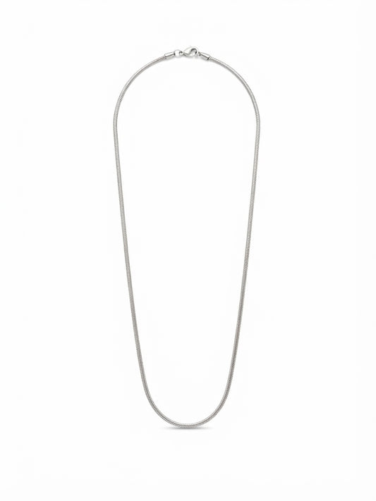 SYLVEXIA 925 Sterling Silver Snake Chain Necklace with Lobster Clasp
