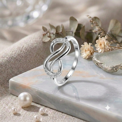 925 Sterling Silver Infinity Ring for Women
