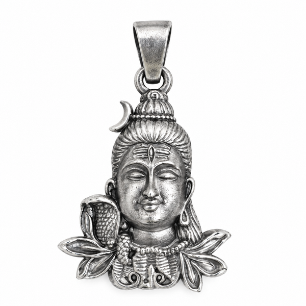 SYLVEXIA 925 Sterling Silver Lord Shiva Pendant