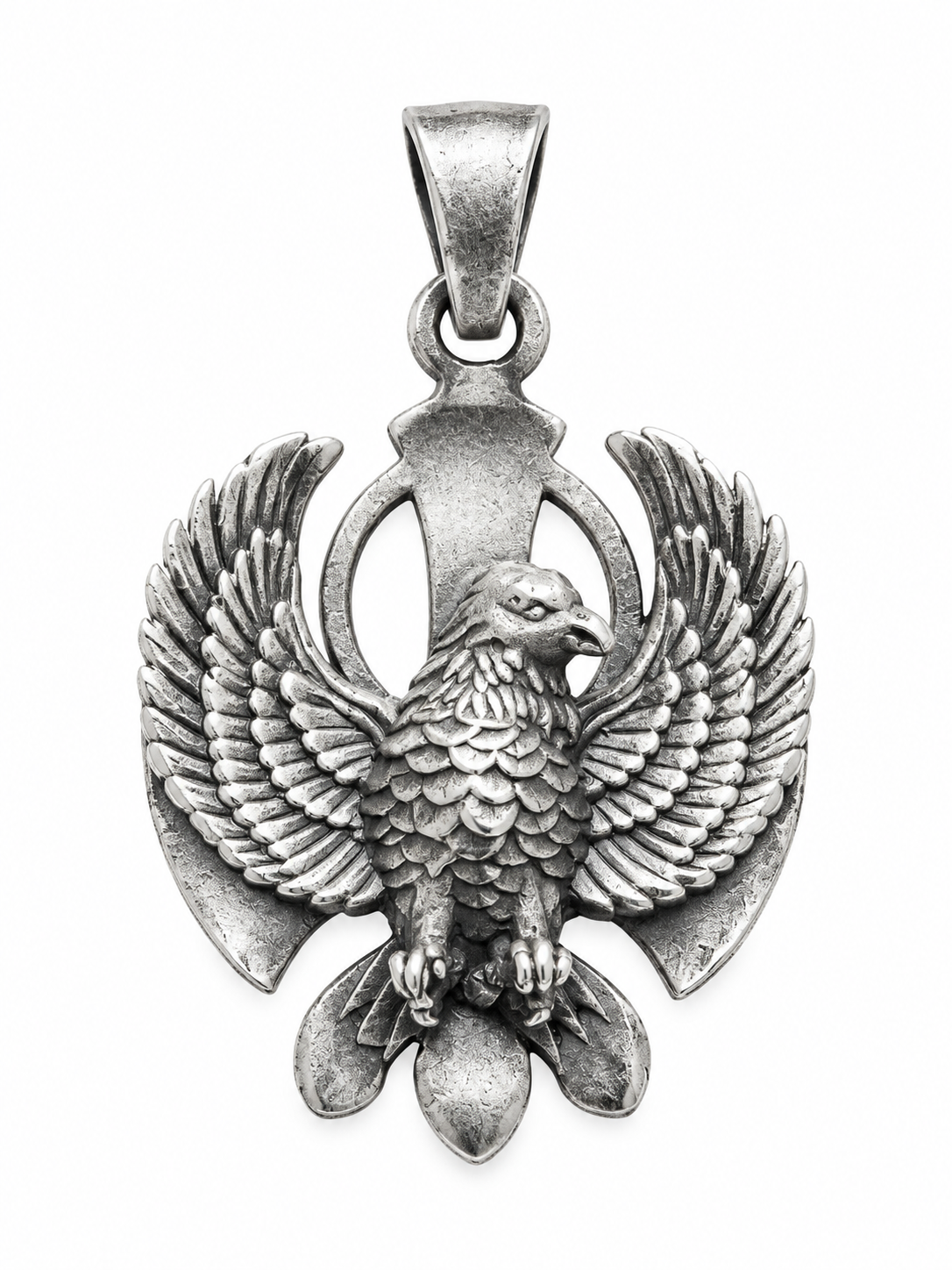 SYLVEXIA 925 Sterling Silver Eagle Pendant for Men