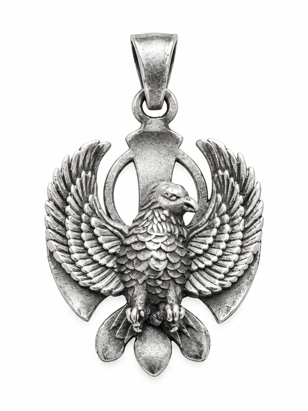 SYLVEXIA 925 Sterling Silver Eagle Pendant for Men