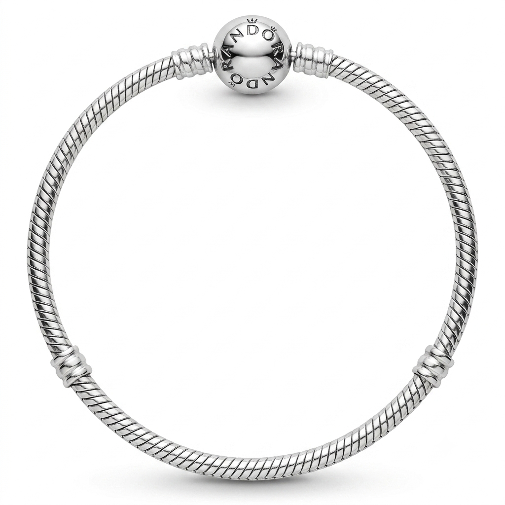 SYLVEXIA 925 Sterling Silver Charm Bracelet for Women