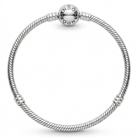 SYLVEXIA 925 Sterling Silver Charm Bracelet for Women