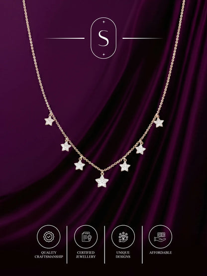 Star Charm Silver Necklace
