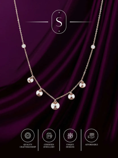 Sterling Silver Coin Charm Necklace