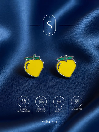 Sylvexia Summer Zing Mango Earrings