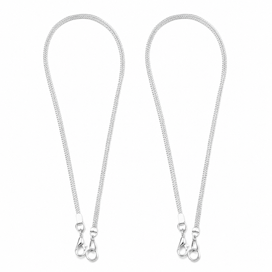 SYLVEXIA 925 Sterling Silver Anklet for Women | Layer Snake Chain Anklet